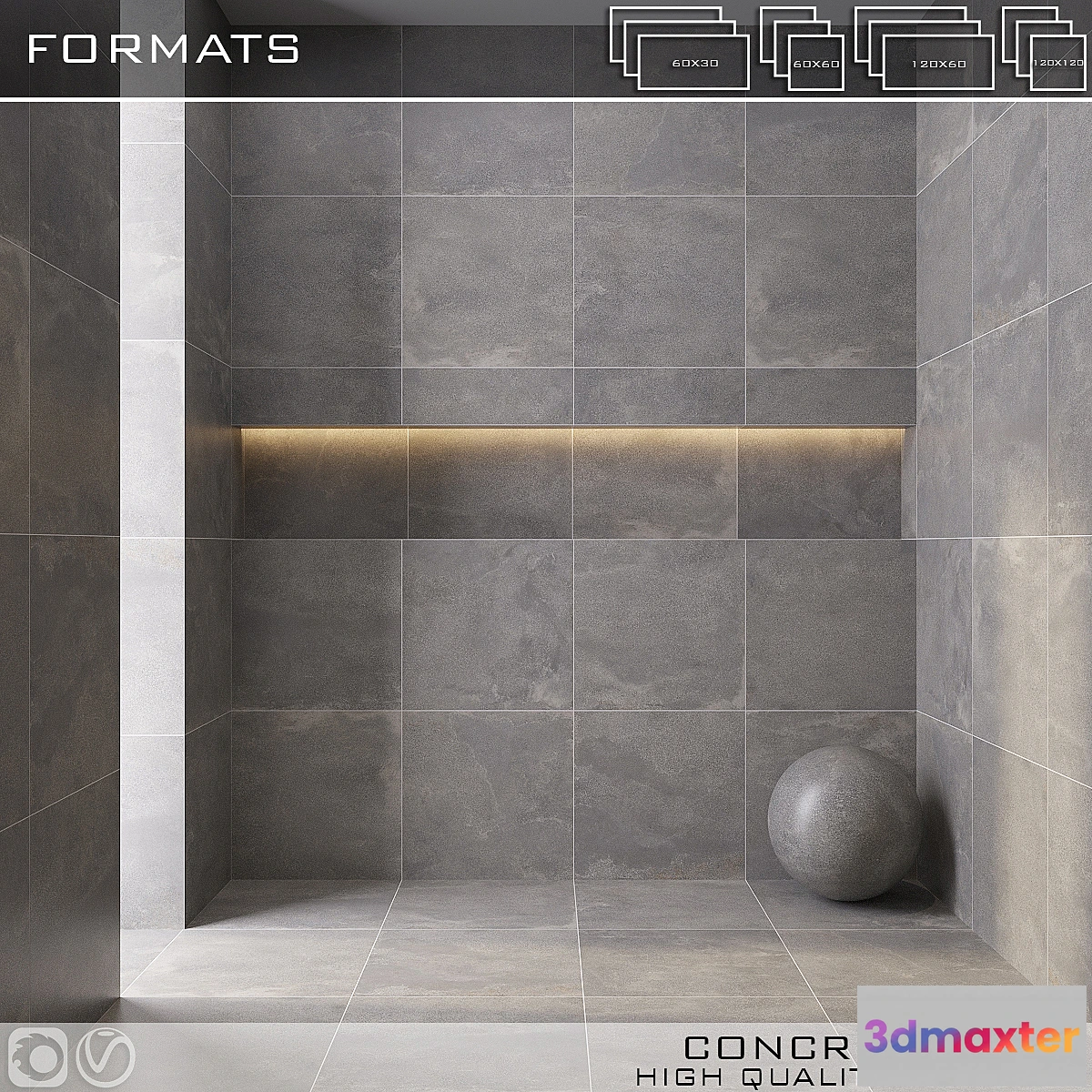 1475358 - ABK CONCRETE GRAY 3D Max