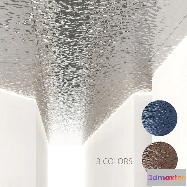 1540471 - Ceiling with water ripples 3D Max