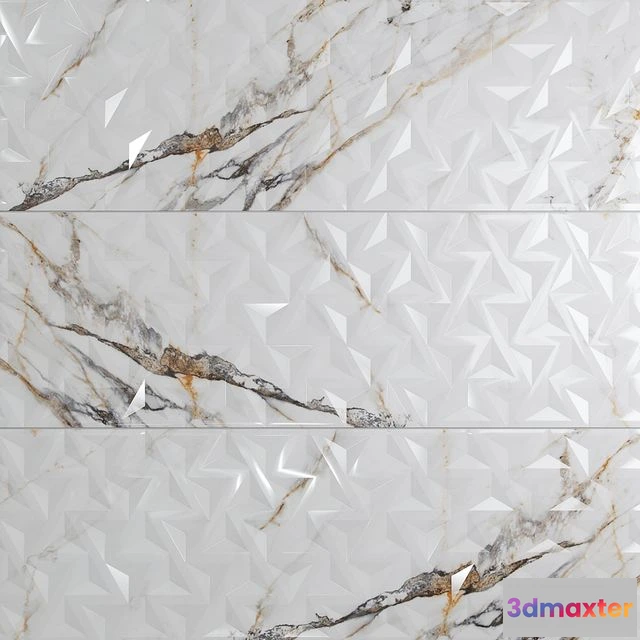 1540929 - PORCELANITE DOS FIRENZE 1219 Calacatta Gold Rel Geo Ret 3D Max