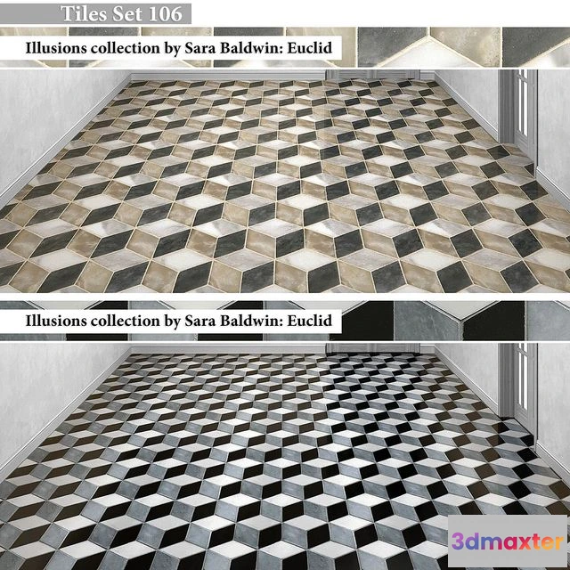 1547690 - Tiles set 106 3D Max