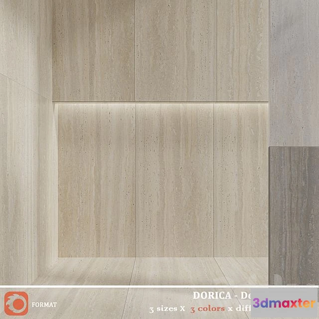 1556987 - Desvres Ariana DORCIA avorio crema greige 3D Max