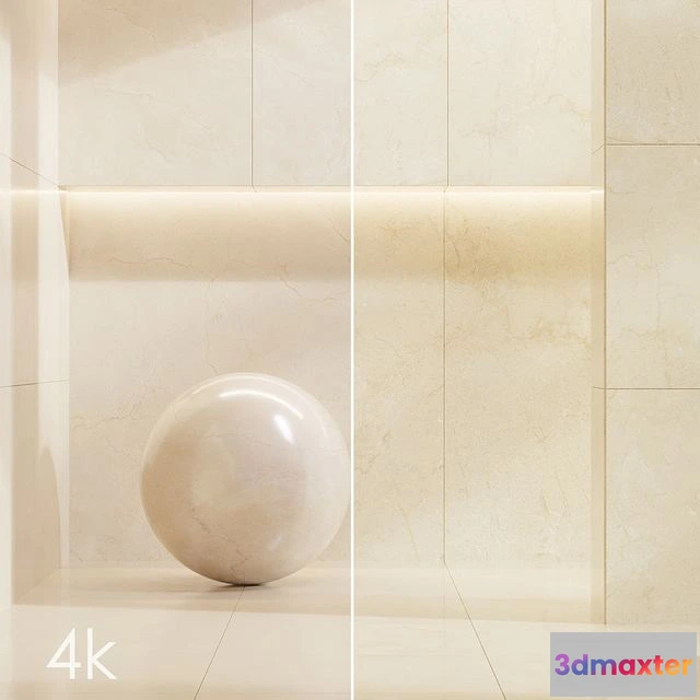 1557457 - Cifre Ceramica Set 03 - Bundle - 2 types Beige and Cream marble 3D Max