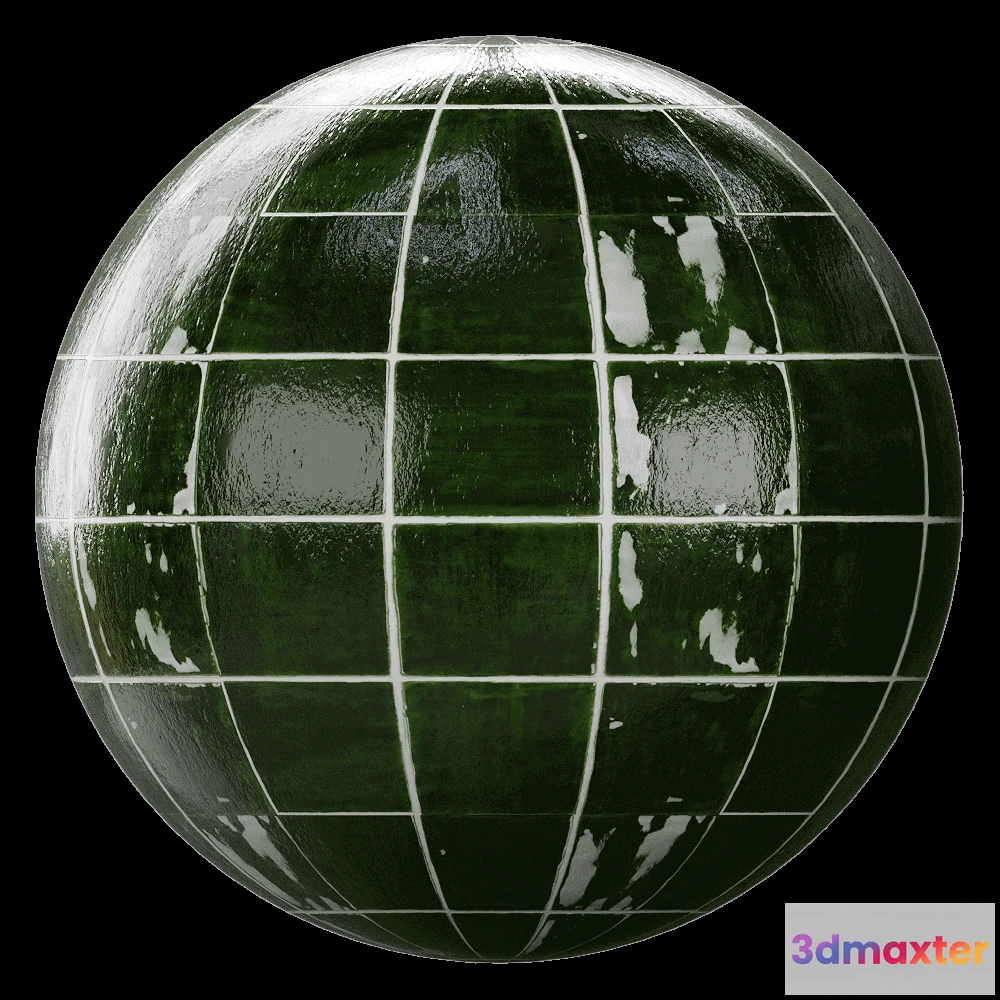 1673824 - Ape Grupo - Tile Nour Dark Green 3D Max