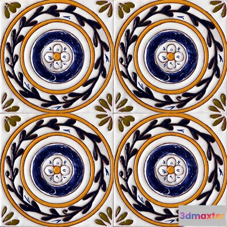 1674088 - Mane Tiles - D-00272 (10.8×10.8) 3D Max