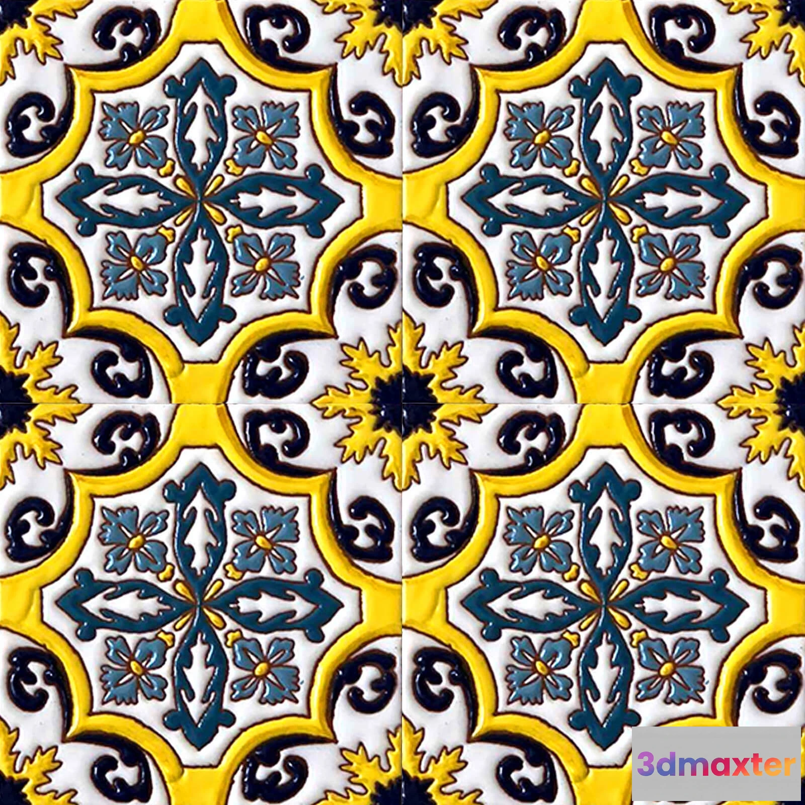 1674096 - Mane Tiles - D-00270 (10.8×10.8) 3D Max