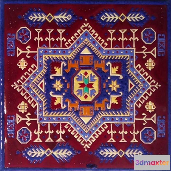 1674104 - Mane Tiles - D-00186 R (30×30) 3D Max