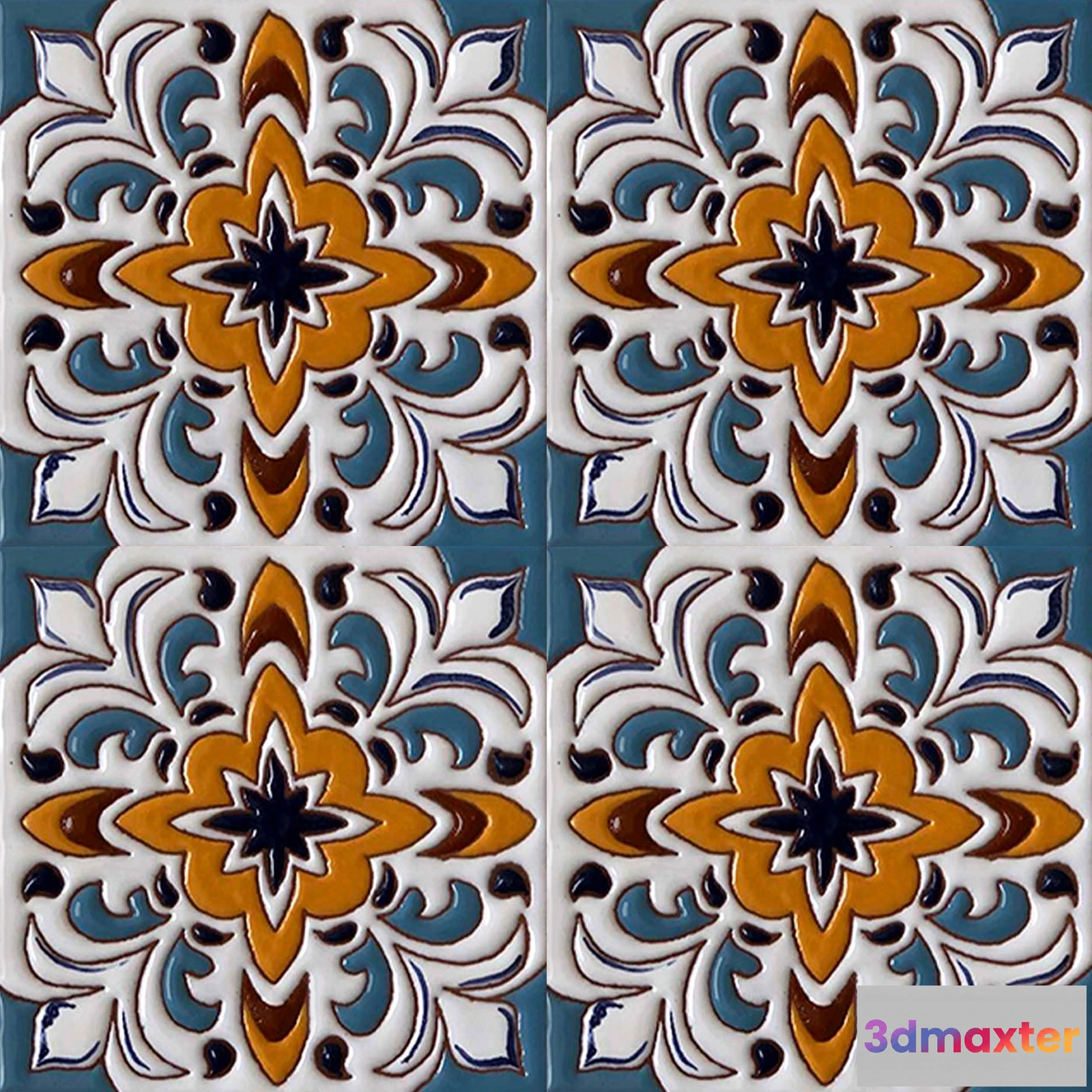 1674106 - Mane Tiles - D-00276 (10.8×10.8) 3D Max