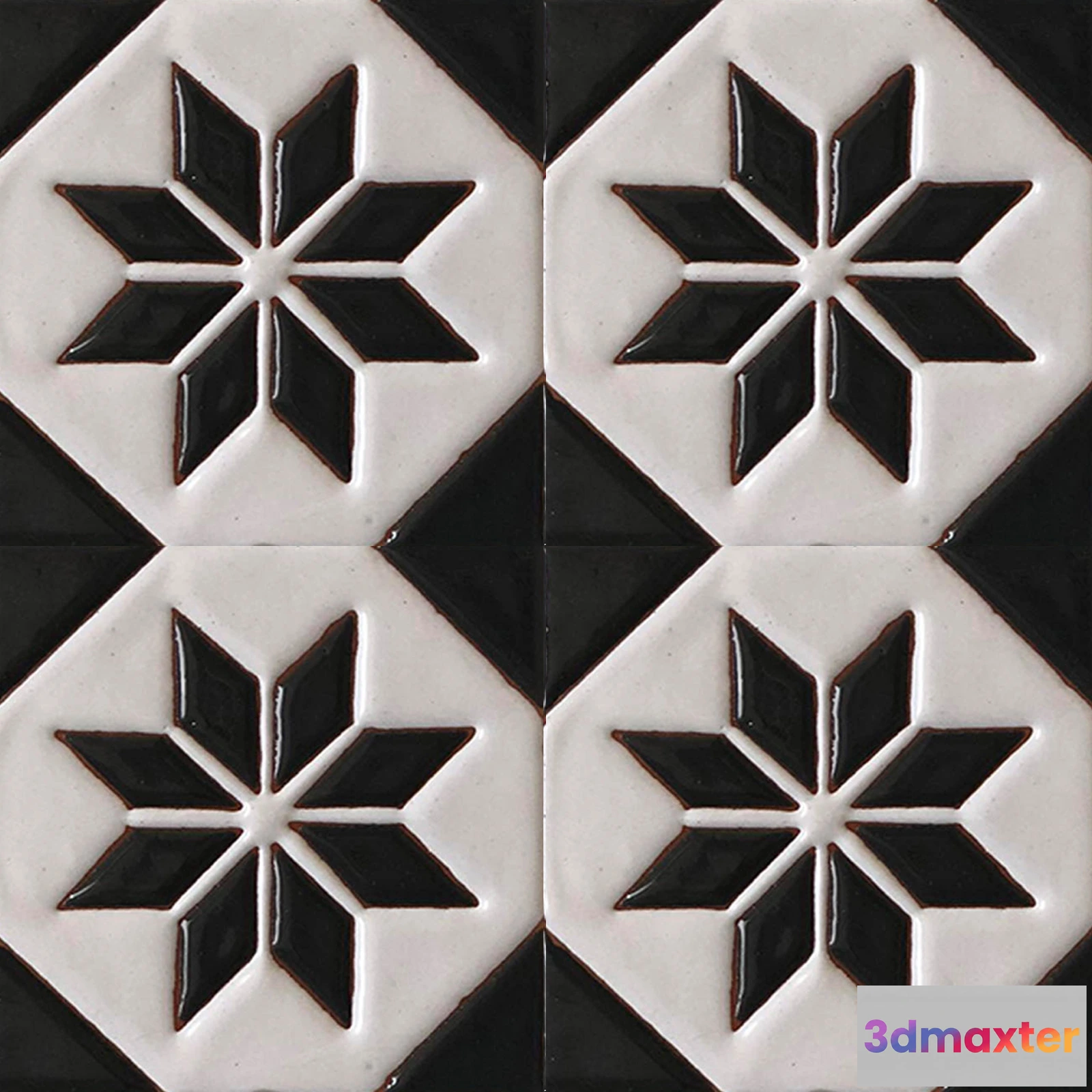 1674112 - Mane Tiles - D-00281 (10×10) 3D Max