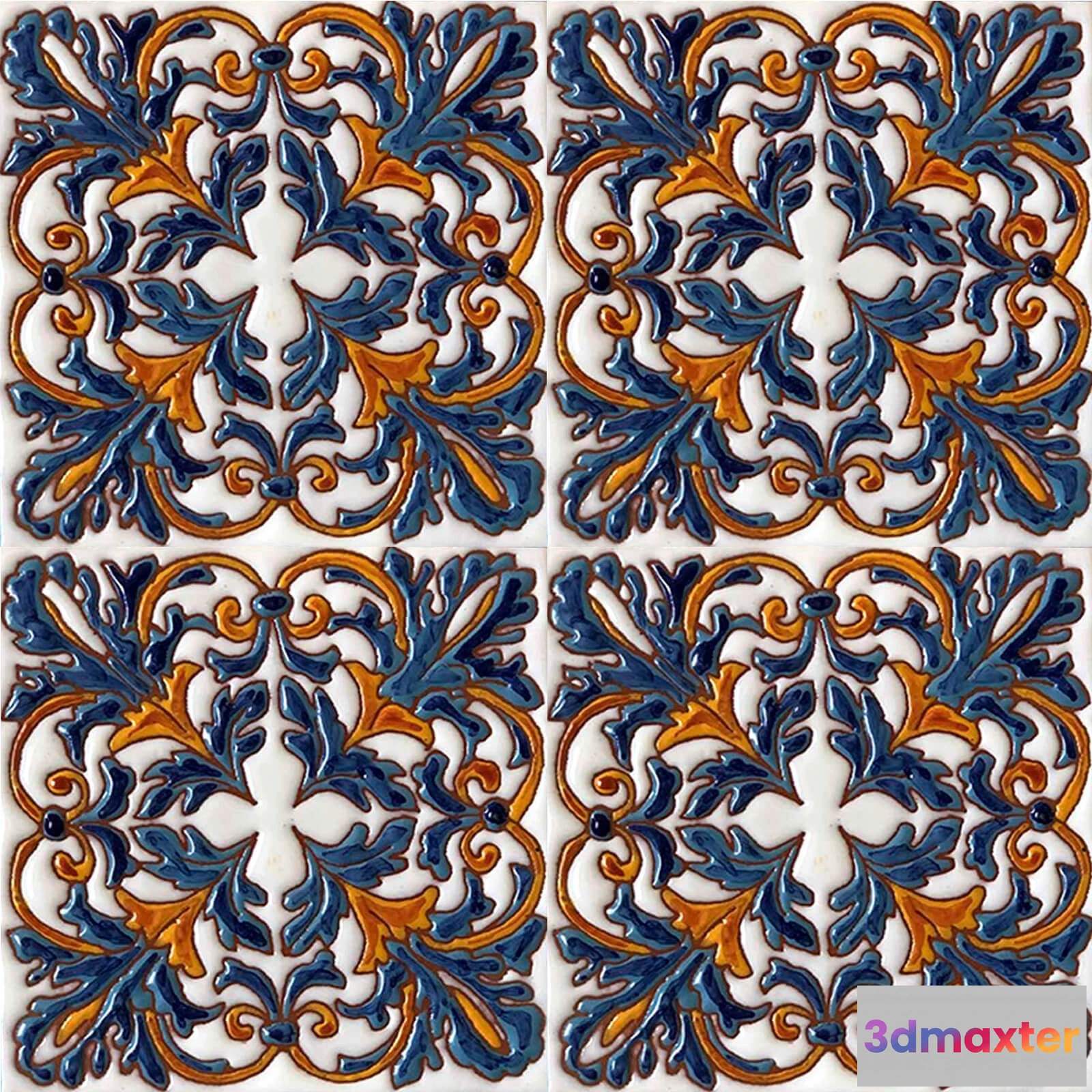 1674120 - Mane Tiles - D-00269 (10.8×10.8) 3D Max
