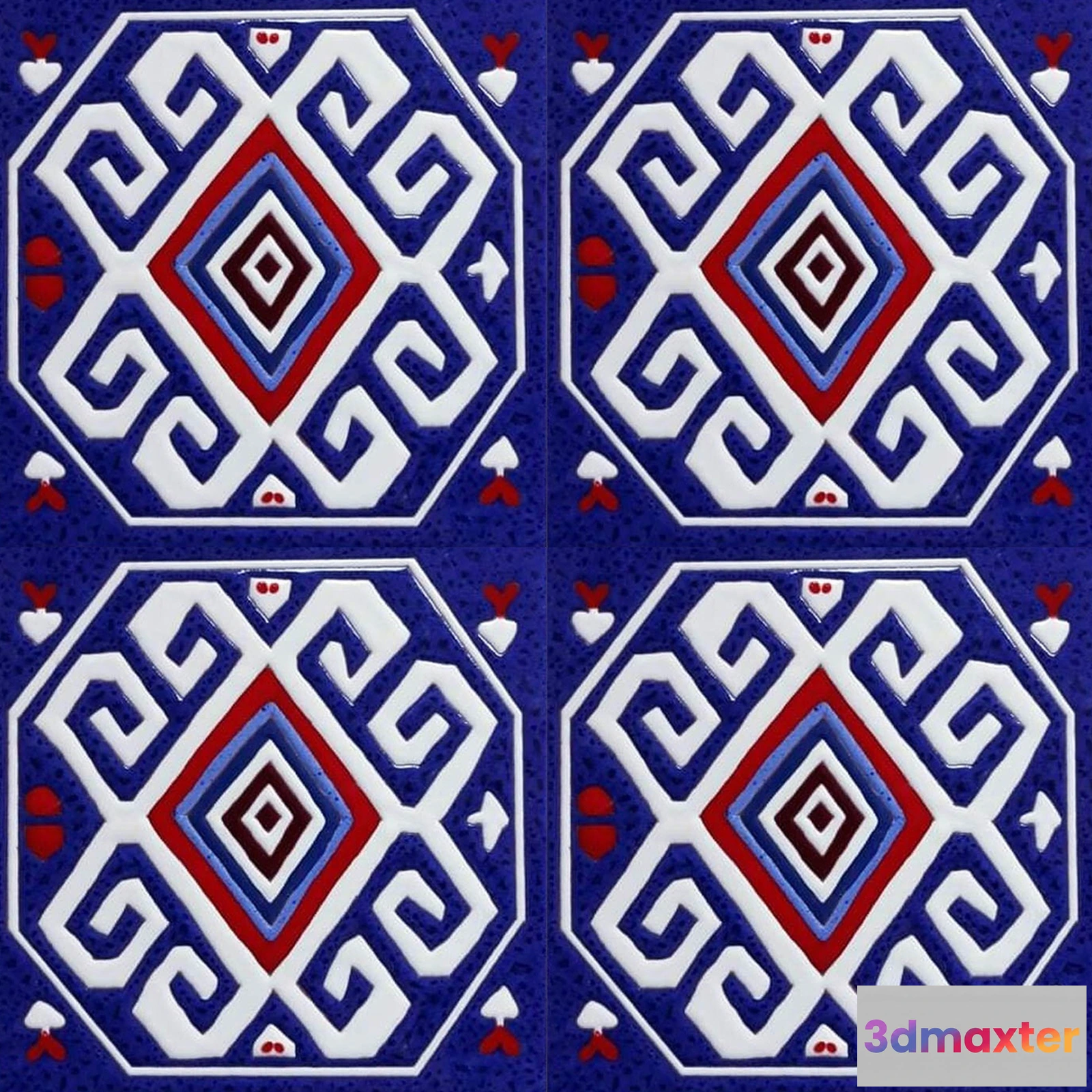 1674132 - Mane Tiles - D-00187 (20×20) 3D Max