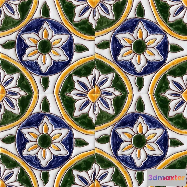 1674138 - Mane Tiles - D-00273 (10.8×10.8) 3D Max