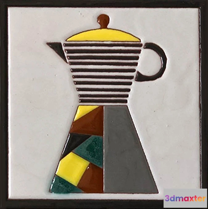 1674163 - Mane Tiles - D-00140-2 (15×15) 3D Max