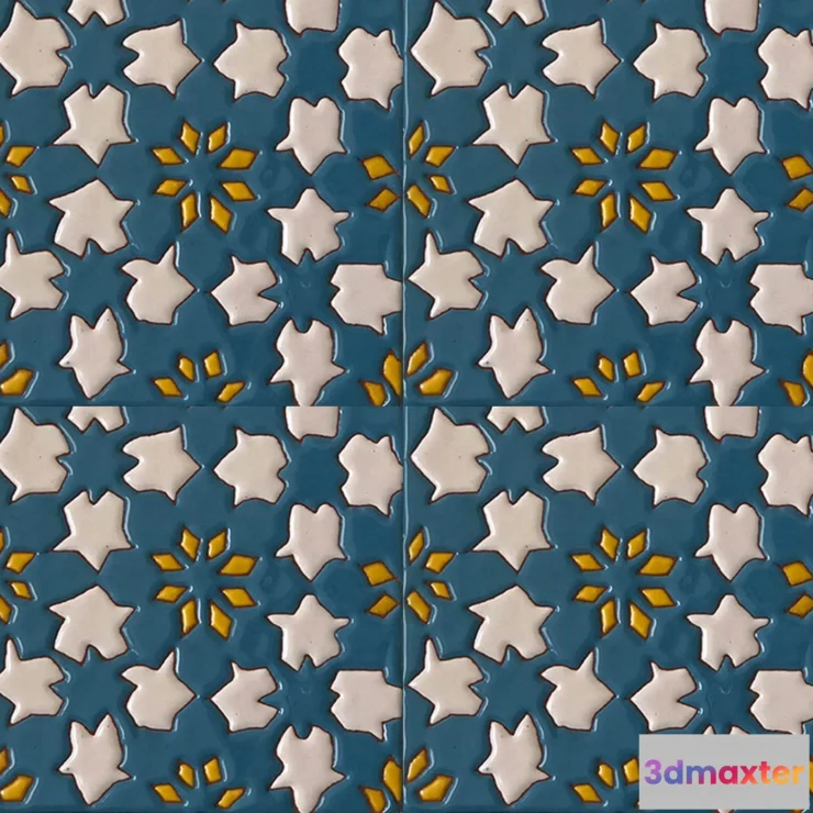 1674169 - Mane Tiles - D-00290 (15×15) 3D Max