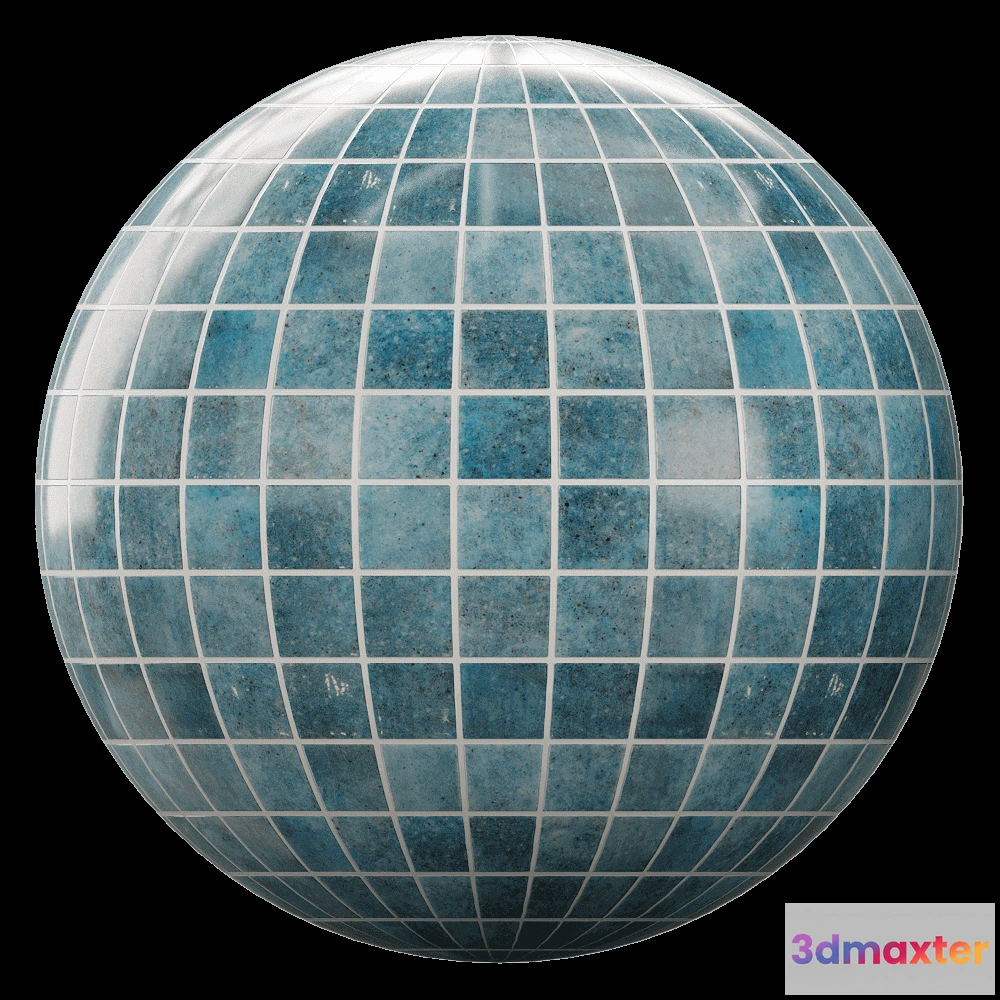 1674209 - Onix - Tile Penta Pure Cobalt 3D Max