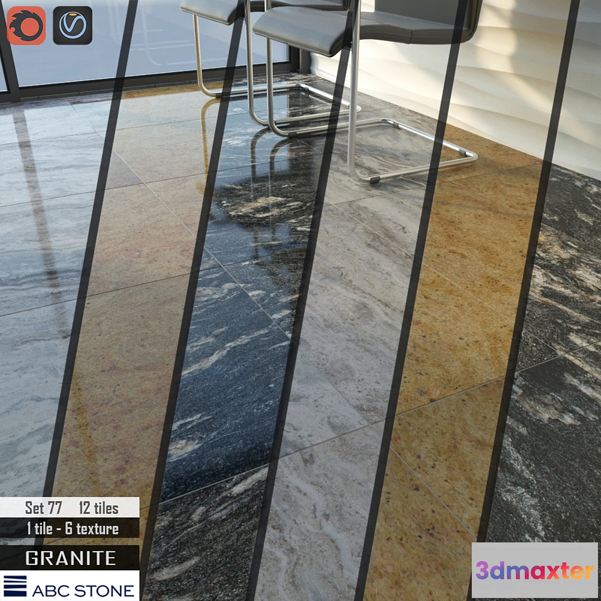 576464 - ABC stone Set 77