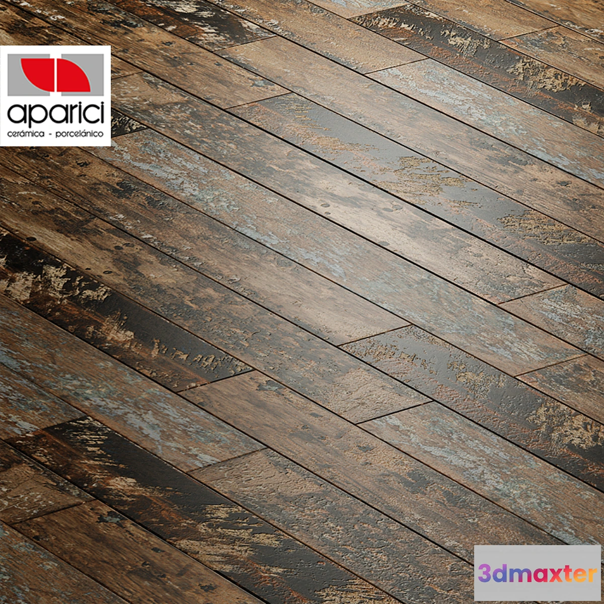 576614 - Porcelain stoneware Aparici collection SONAR DARK NATURAL