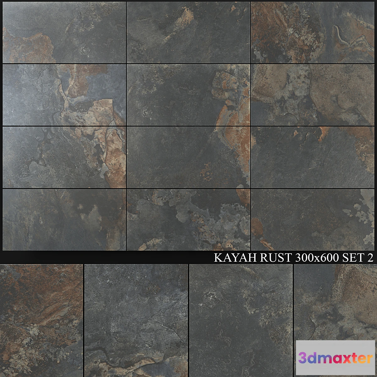 618771 - Yurtbay Seramik Kayah Rust 300×600 Set 2