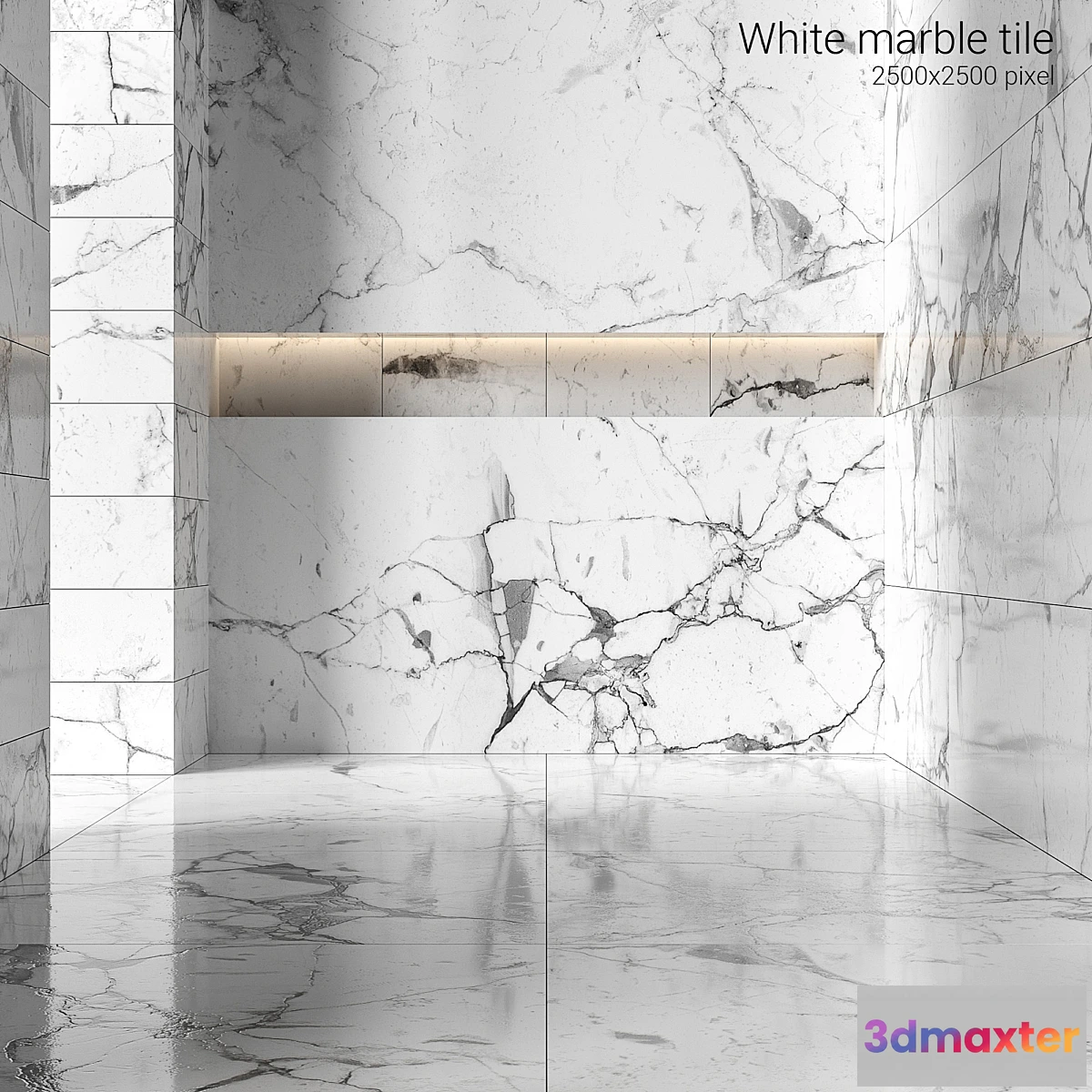 618817 - White marble tiles 4