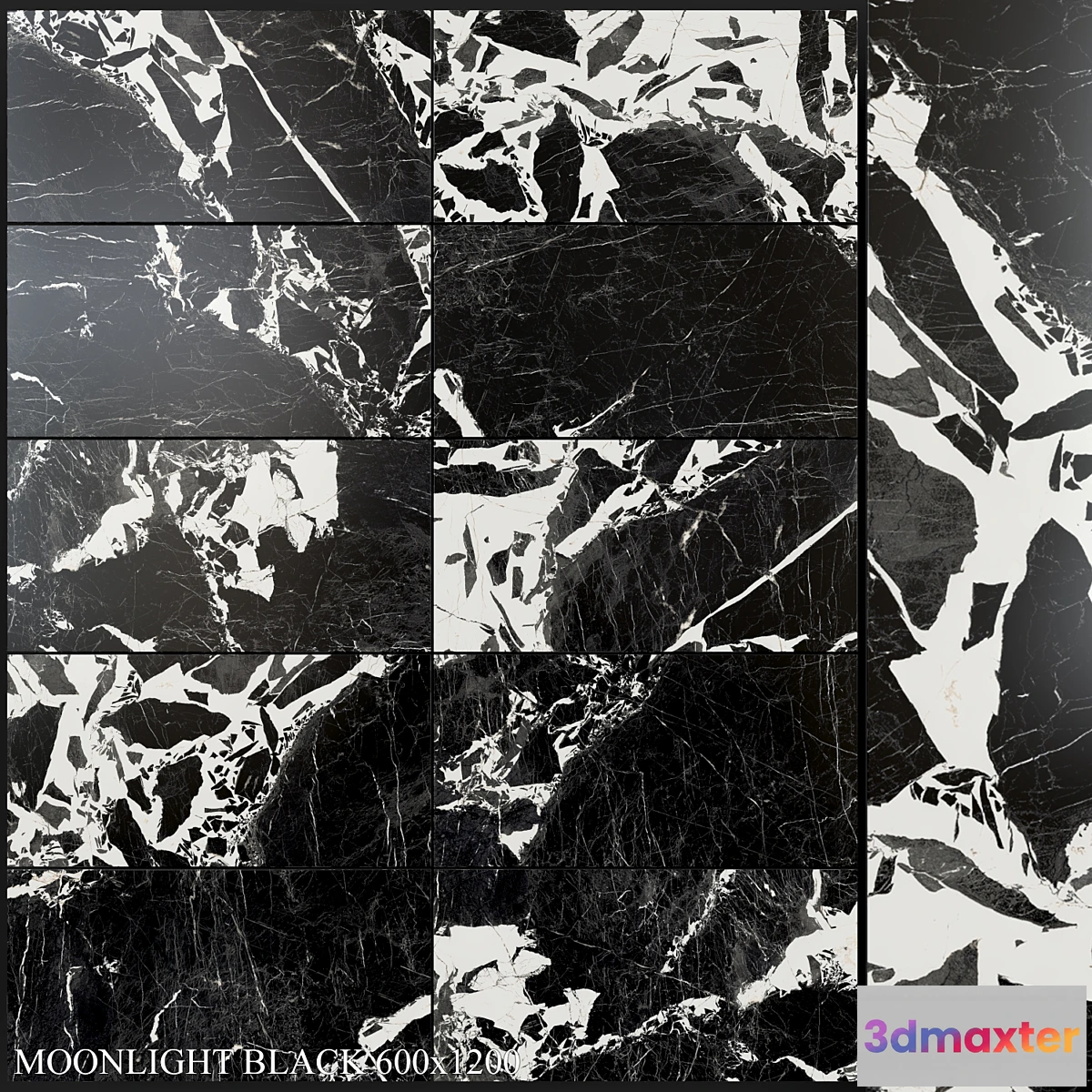 618909 - Yurtbay Seramik Moonlight Black 600×1200