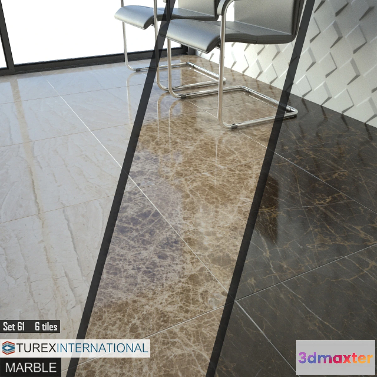 647175 - TUREX INTERNATIONAL Marble Tiles Set 61