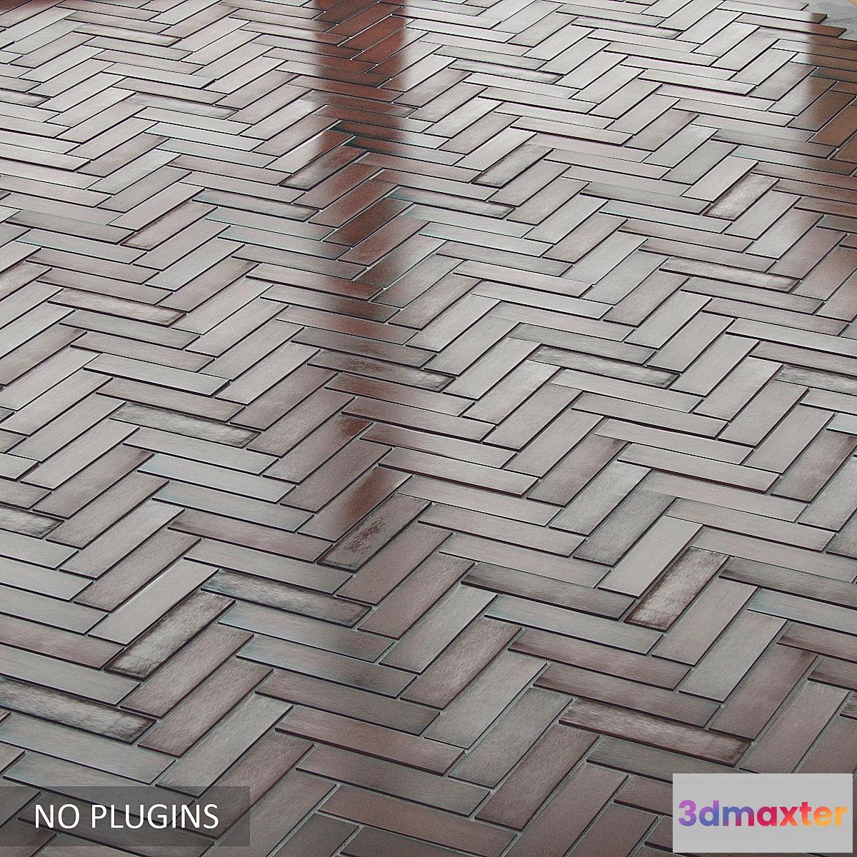 647229 - Realistic herringbone tile (no plugins)