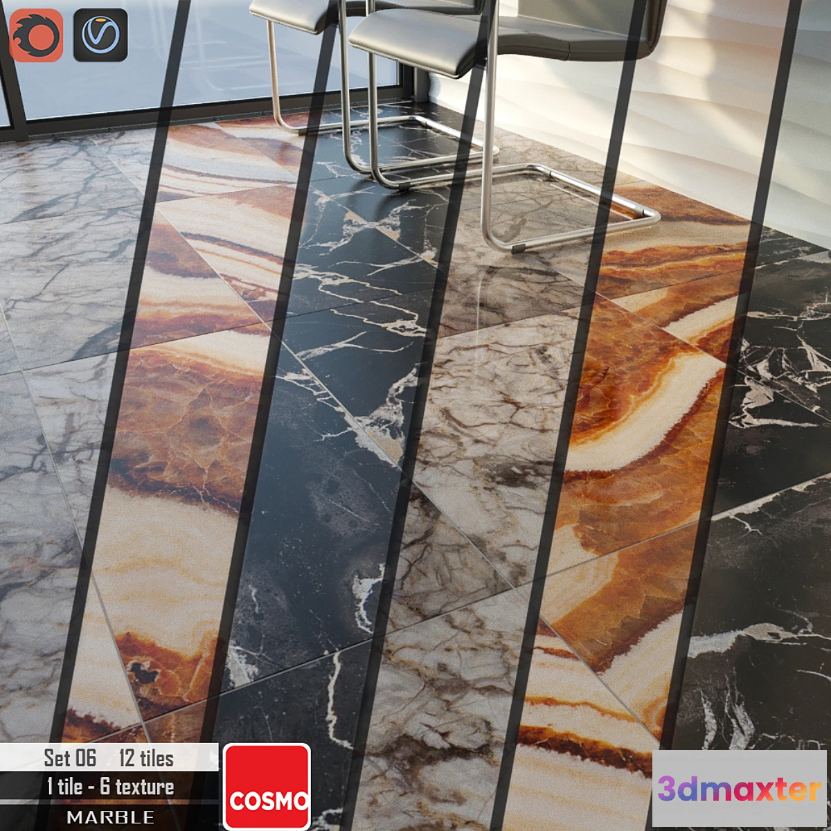 656539 - Cosmo Stone Set 06