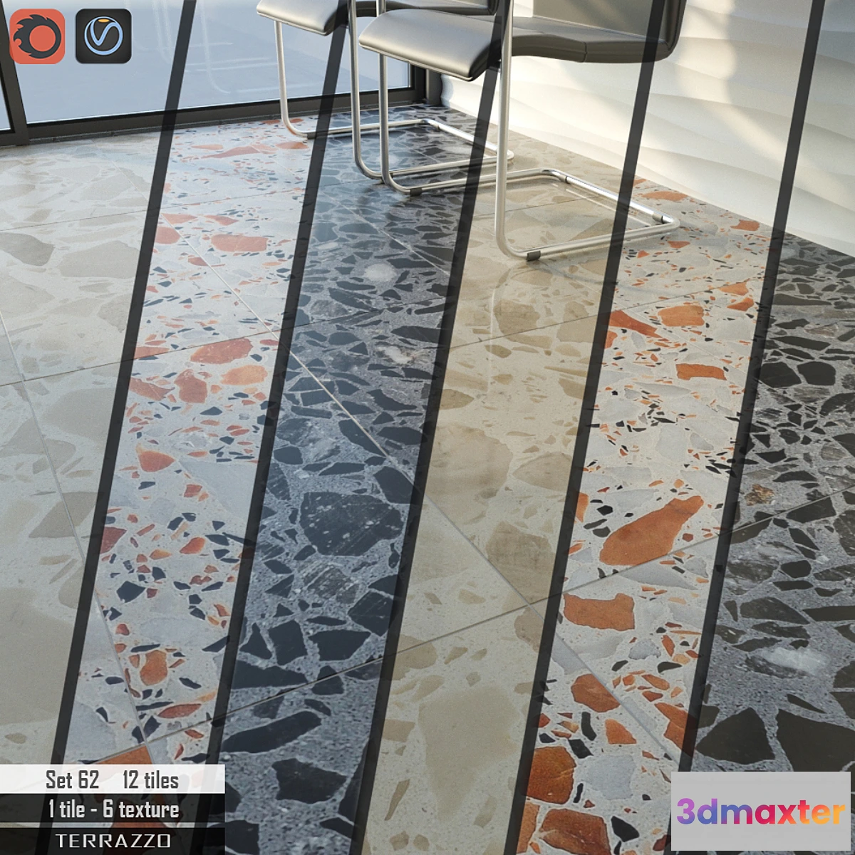 660747 - Stone tile Set 62