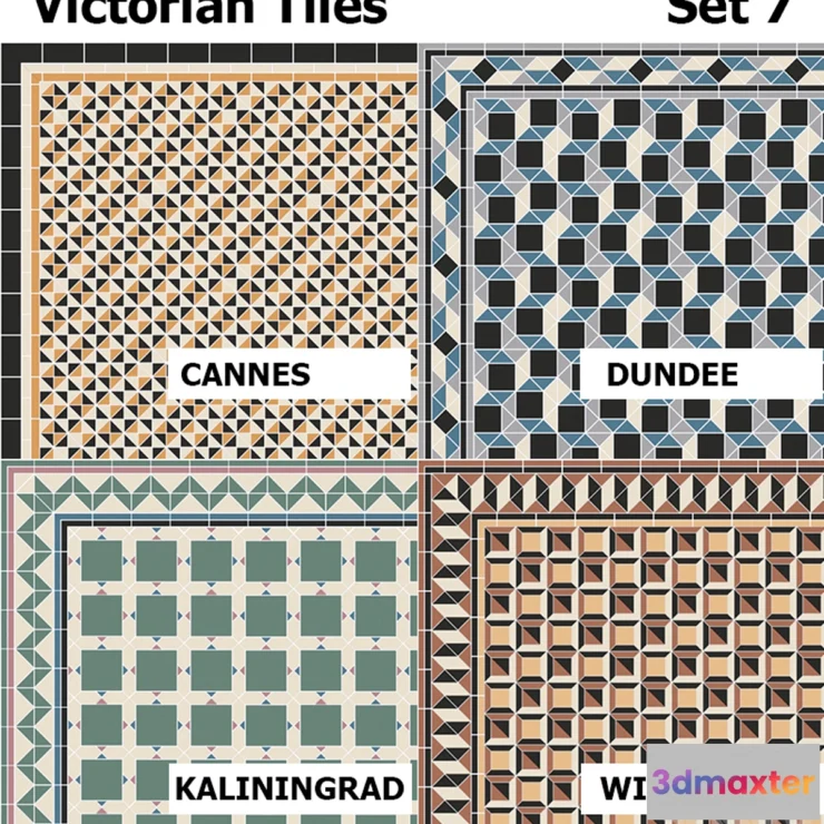 660763 - Topcer Victorian Tiles Set7