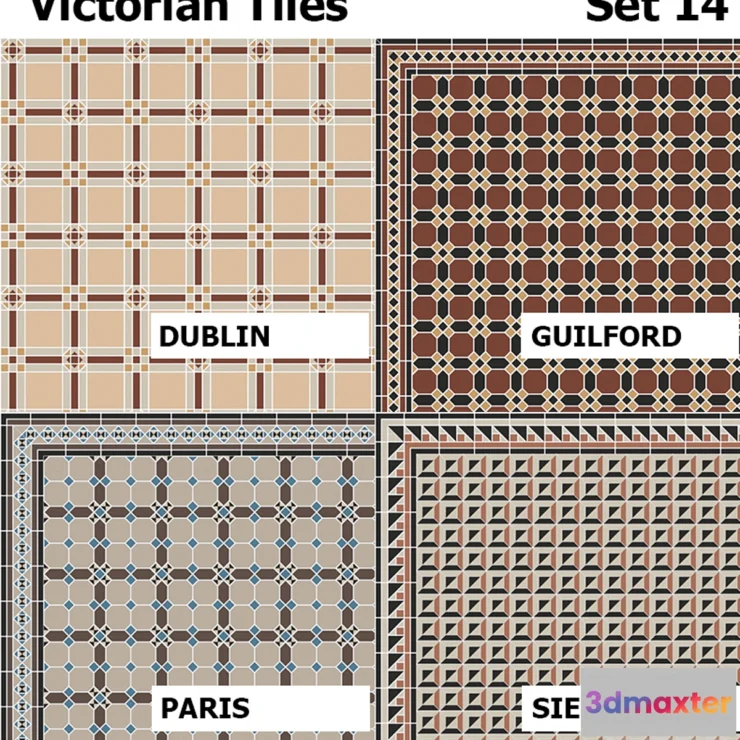 660785 - Topcer Victorian Tiles Set 14