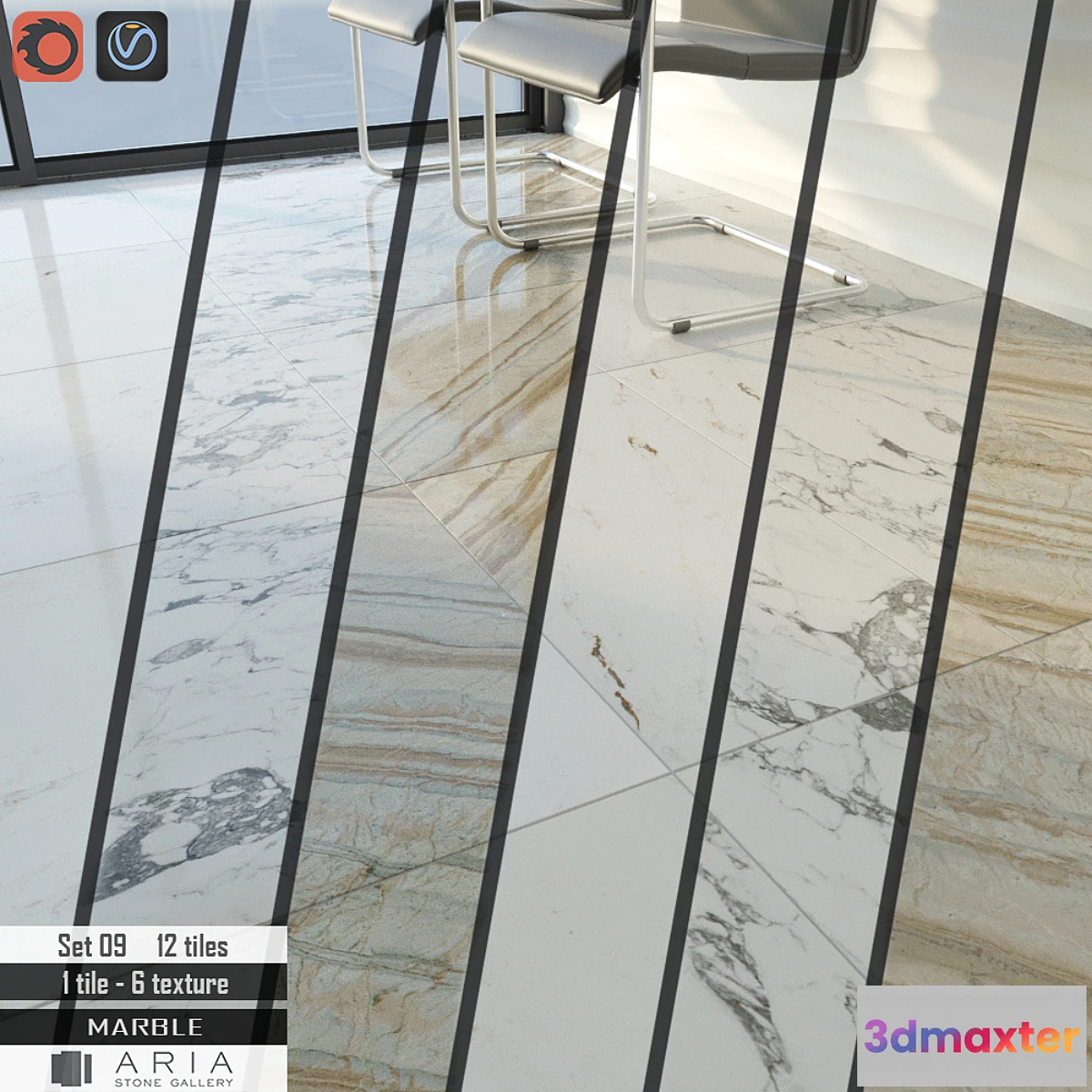 664163 - Aria stone Gallery Set 09