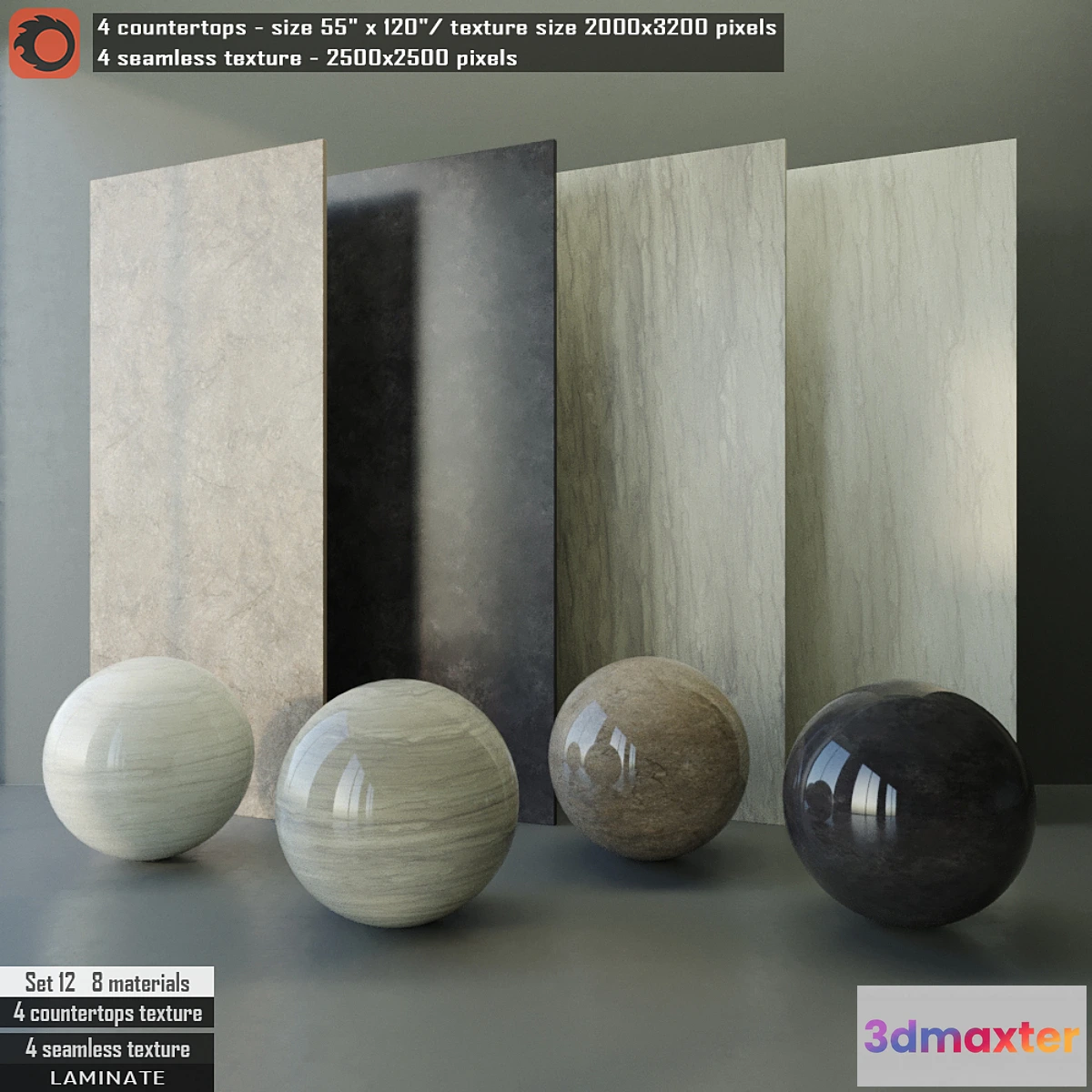 664245 - Laminate countertops & Seamless texture Set 12