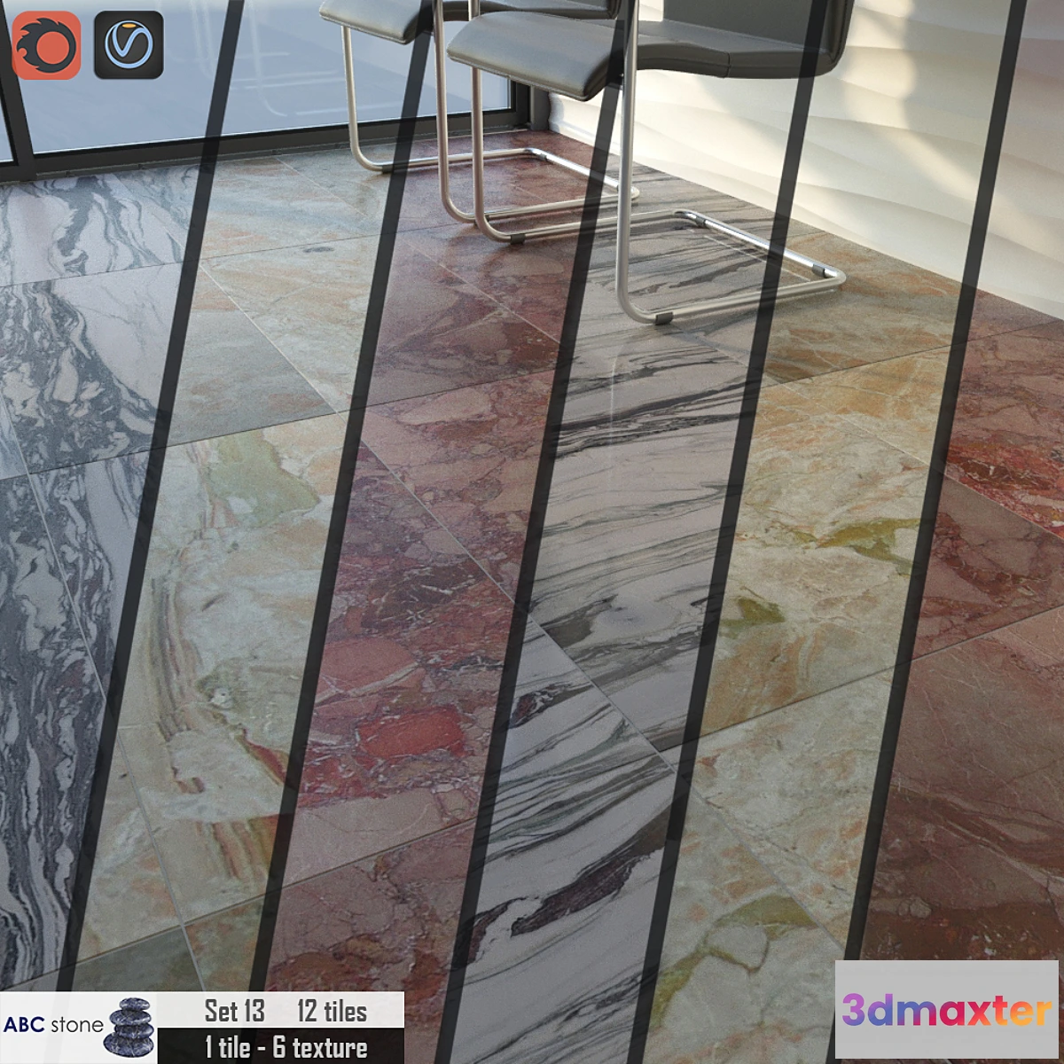 668507 - ABC stone Set 13