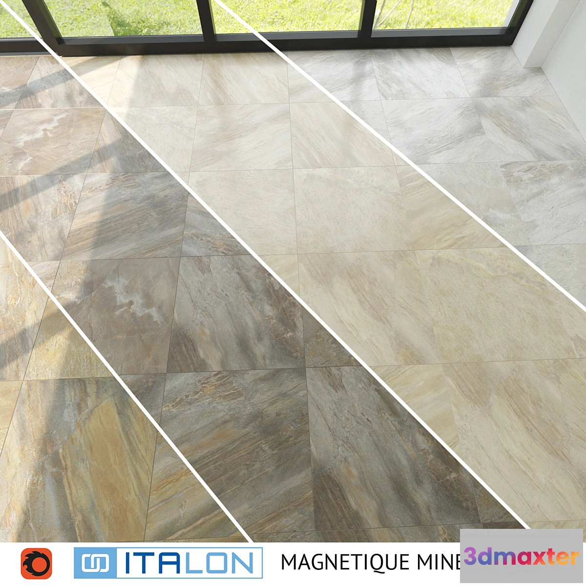 668511 - ITALON_MAGNETIQUE MINERAL 60×60