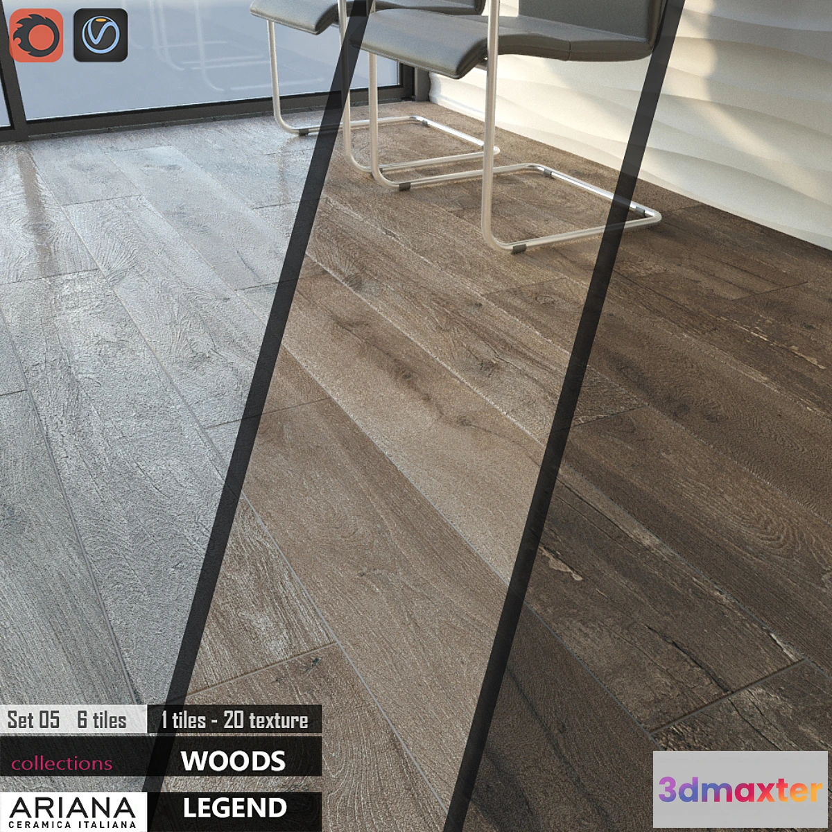 673427 - ARIANA LEGEND BROWN GREY SAND Set 05