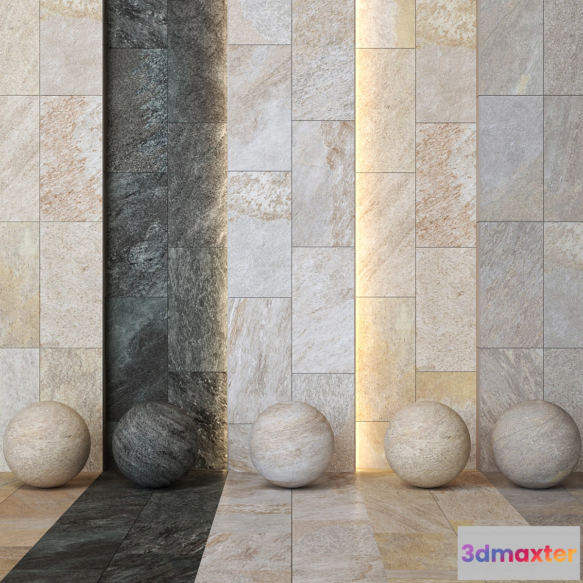 680570 - 8 in 1 Keope Percorsi Quartz Pack Textures - vol 1