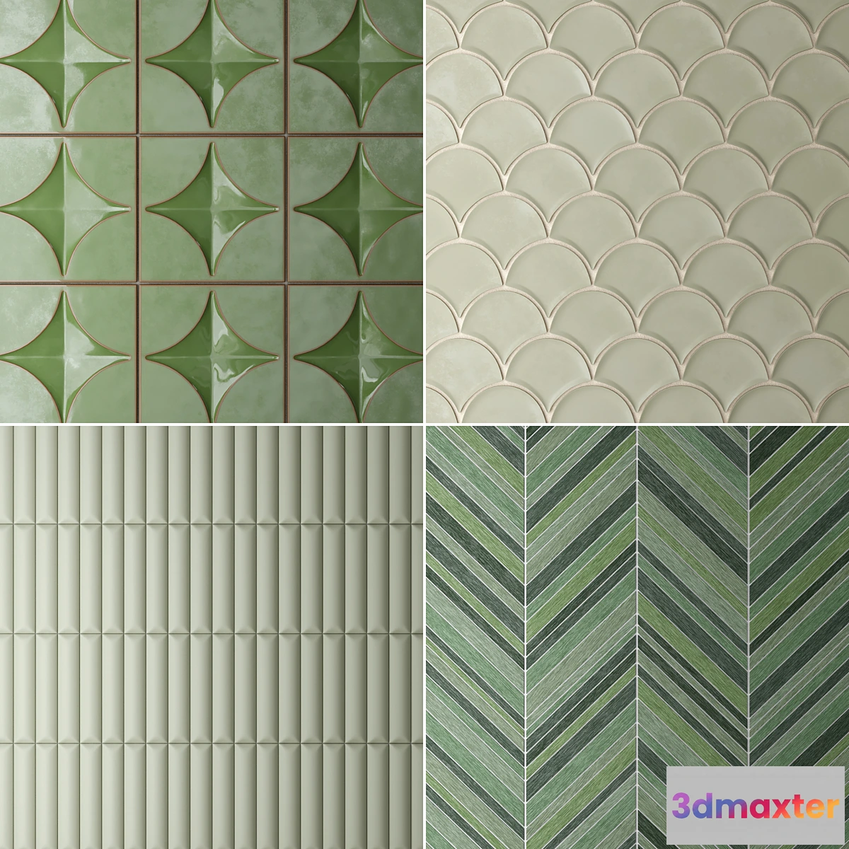 685544 - Green tile - No.2