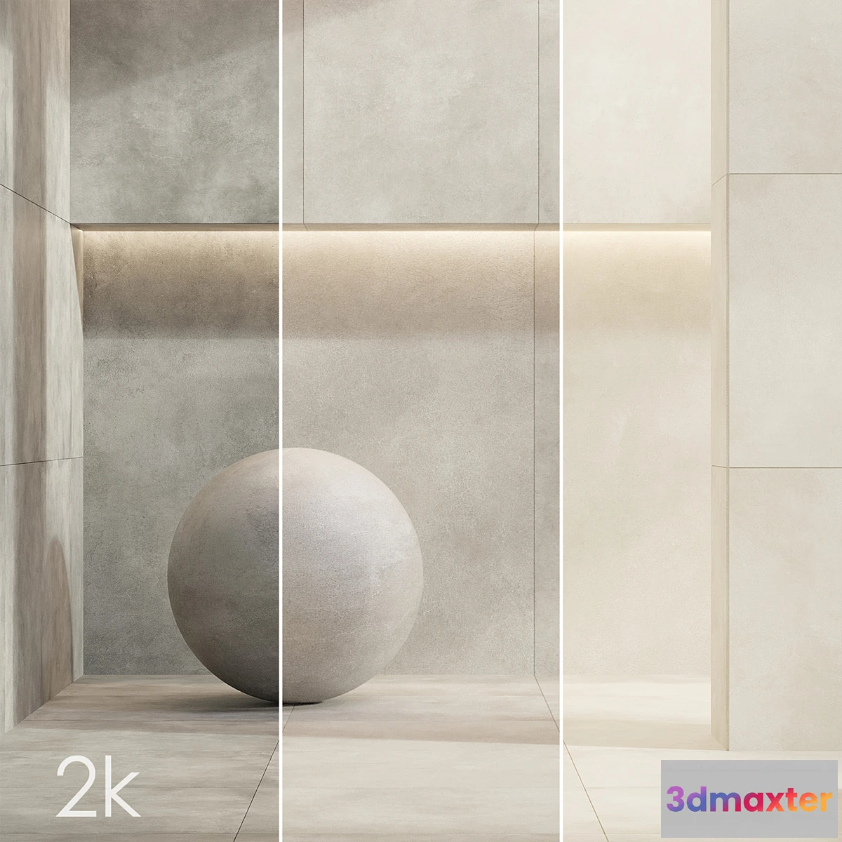 685674 - Caesar Set 32 - Concrete Porcelain Tiles BUNDLE - 3 types Grey Light Grey Beige