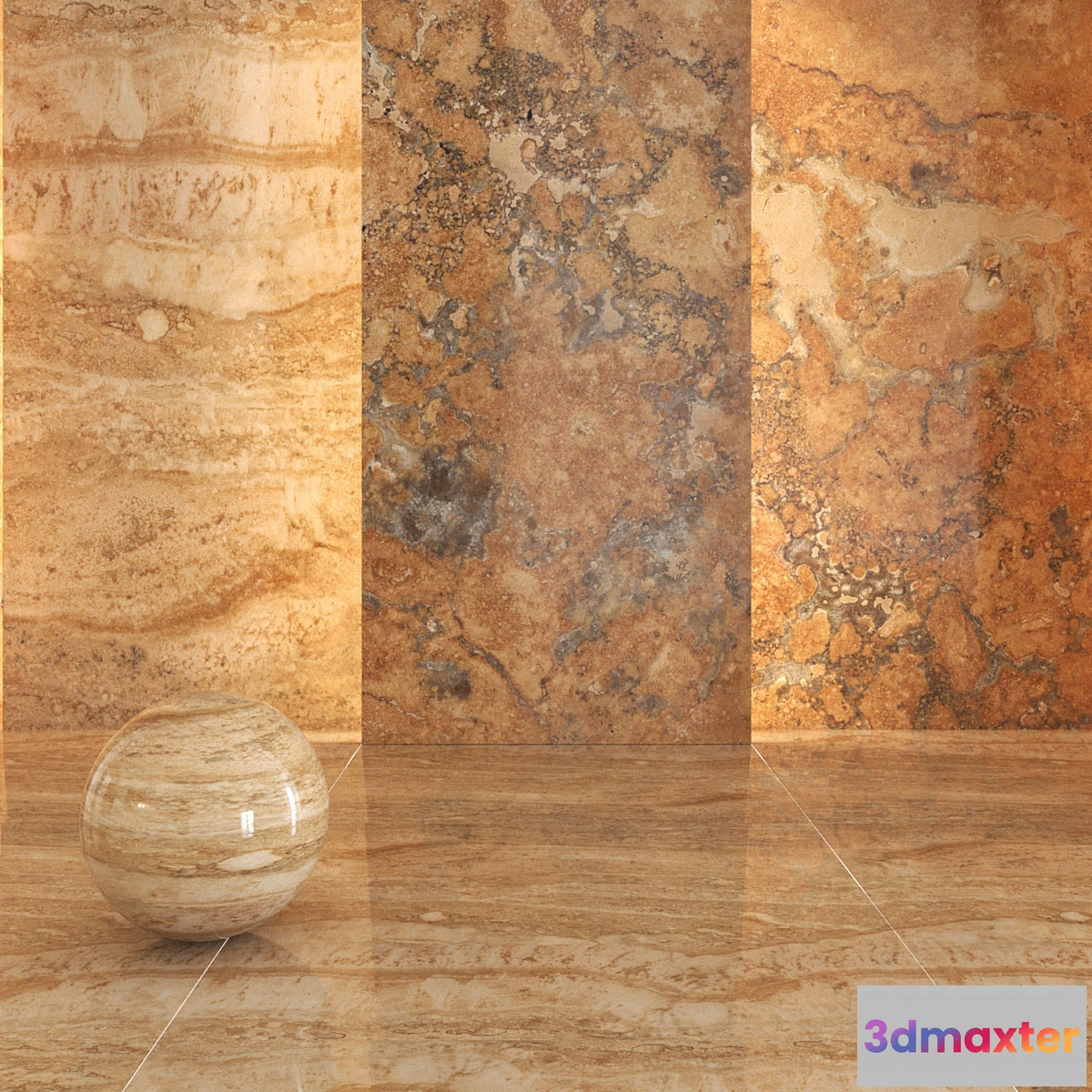 701182 - Orange Marble №3