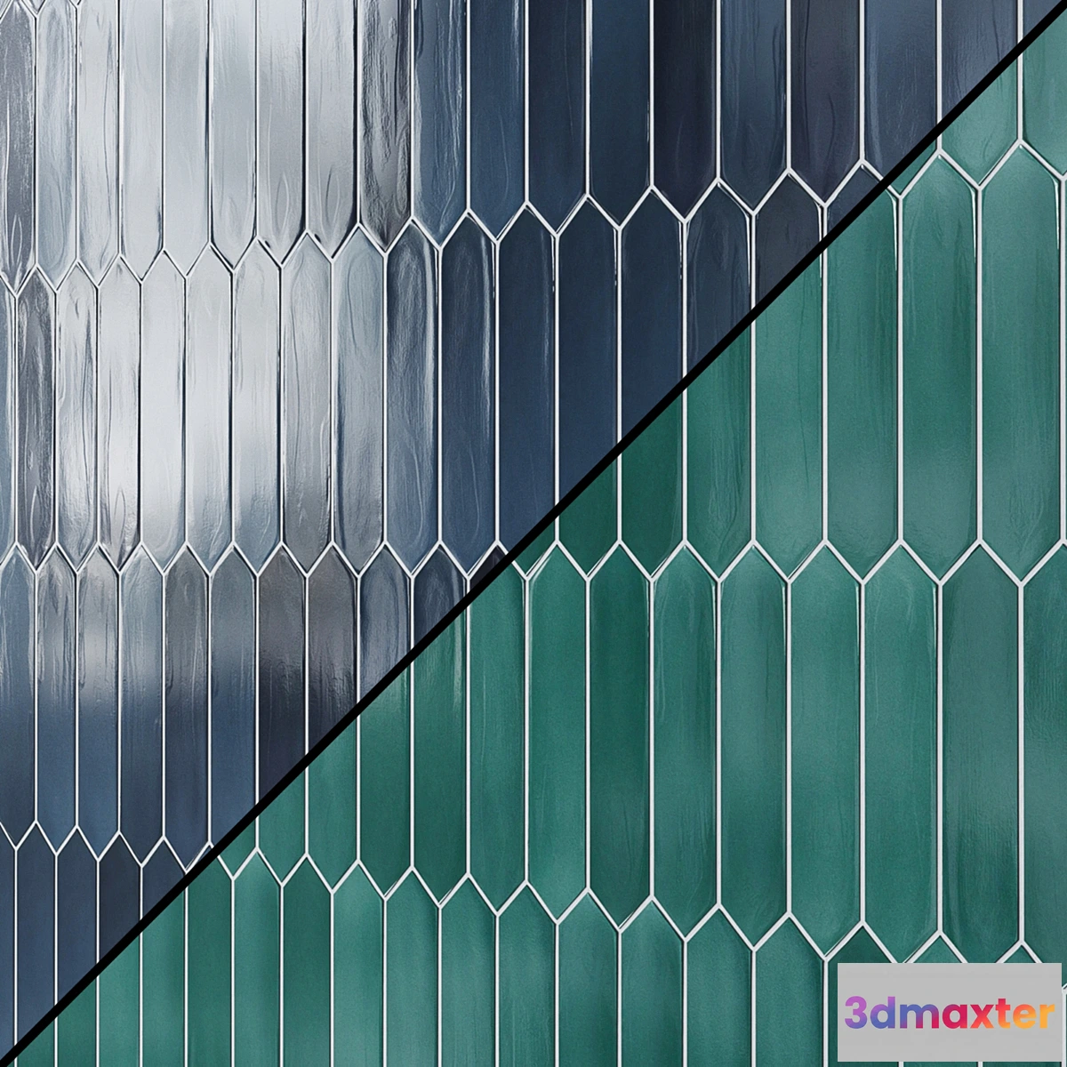 752311 - EQUIPE LANSE matt ceramic wall tiles 5×25 cm Arrow - No.2