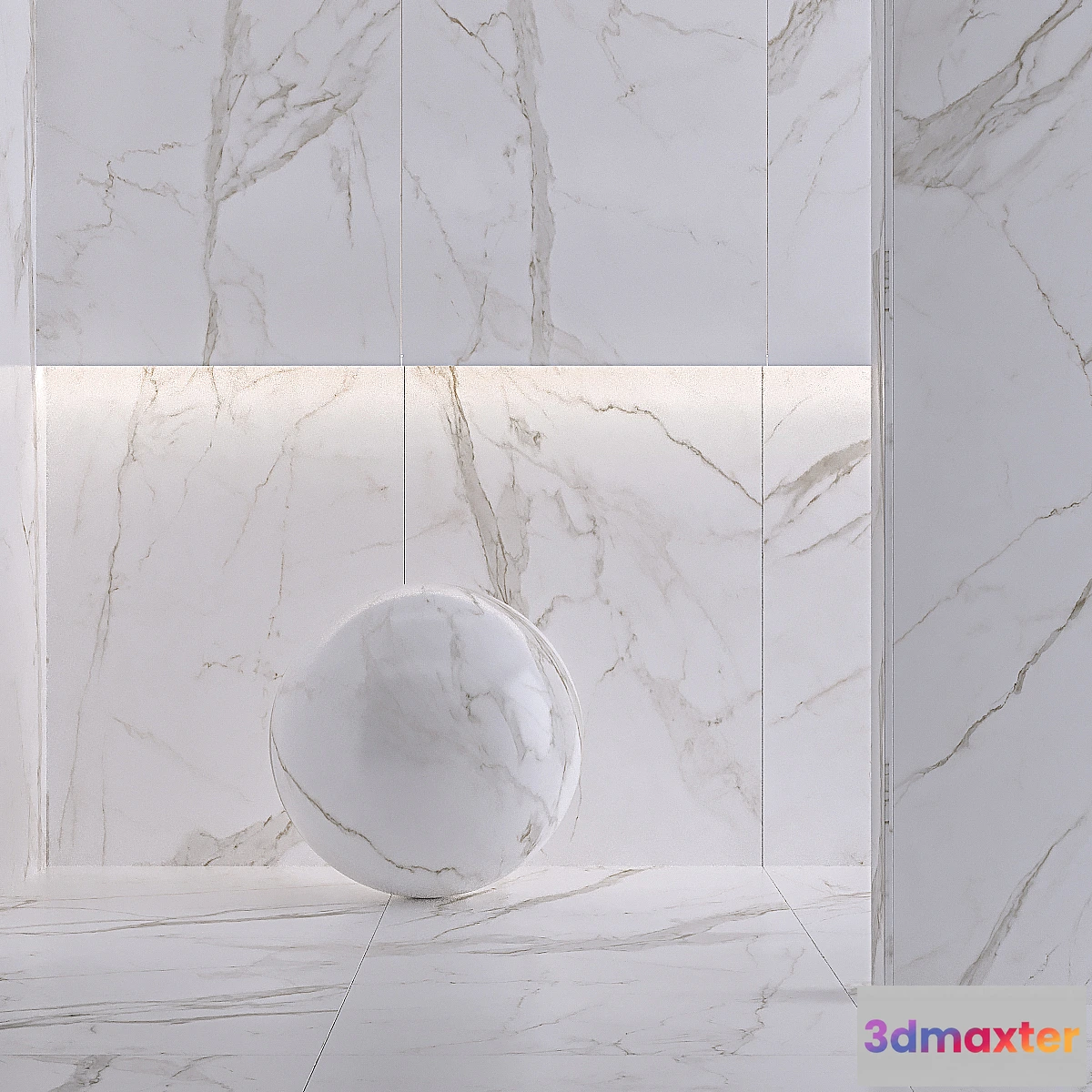 778667 - Porcelain tile Laminam CALACATTA ORO VENATO. 3000×1000 mm. - No.2