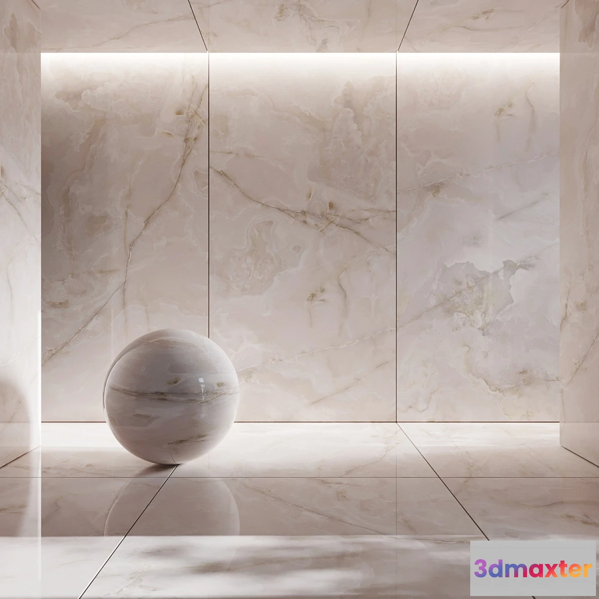 779009 - White Onyx Porcelain Tiles - No.2