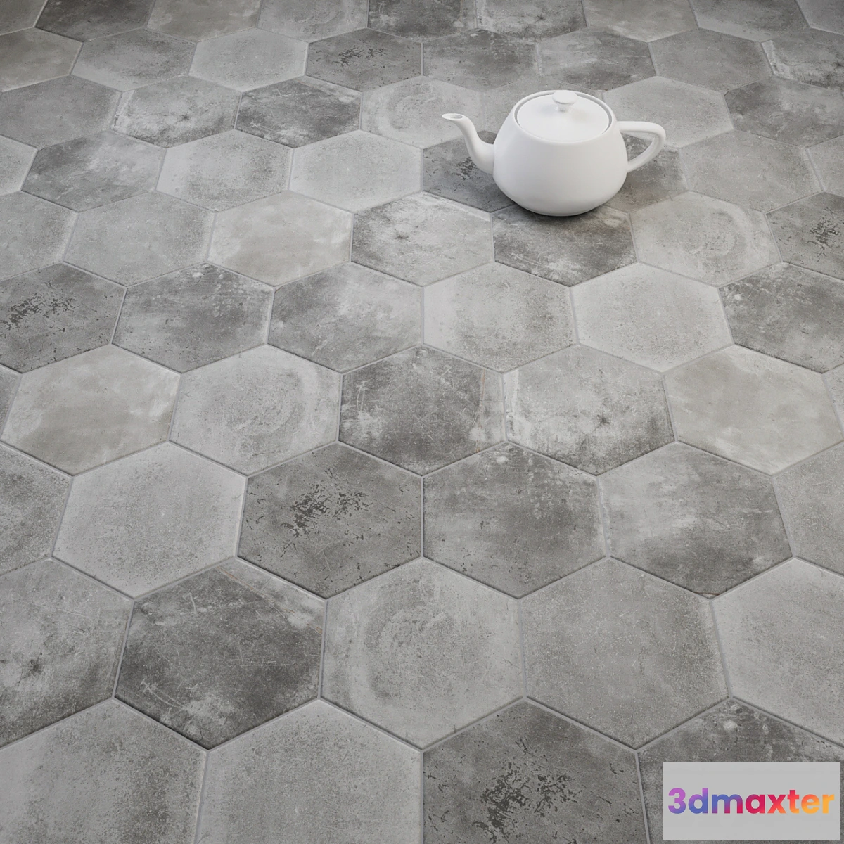 821890 - CIR Miami Esagona Dust Gray (Ex Polvere) Tile Set