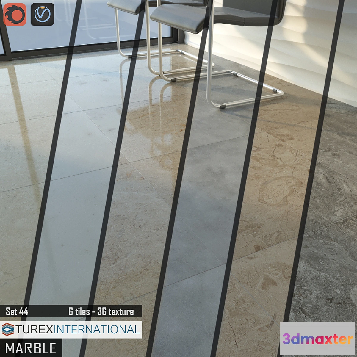 896952 - TUREX INTERNATIONAL Marble Tiles Set 44 - No.2