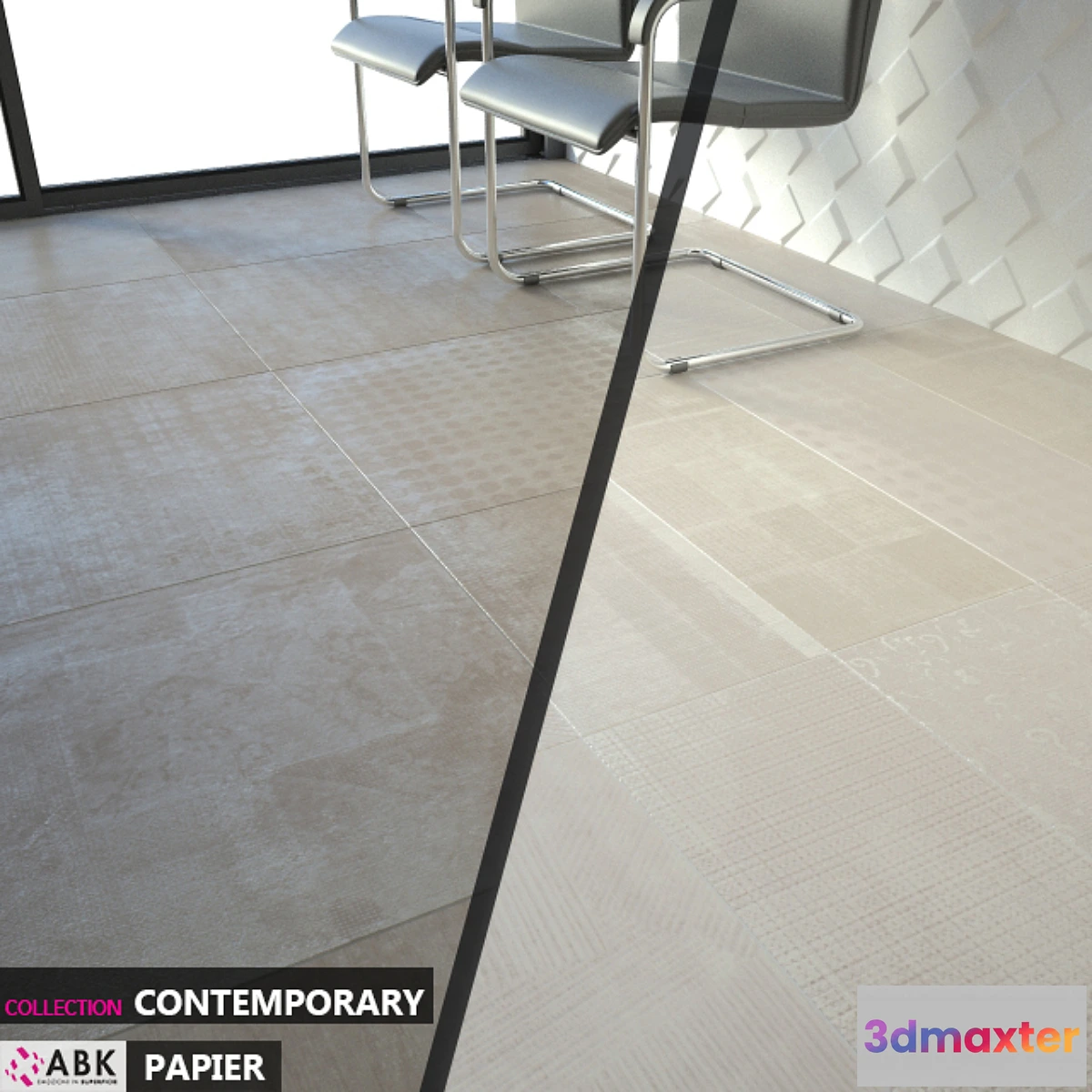 896960 - ABK COLLECTION CONTEMPORARY PAPIER CORDA NOCCIOLA Set 02 - No.2