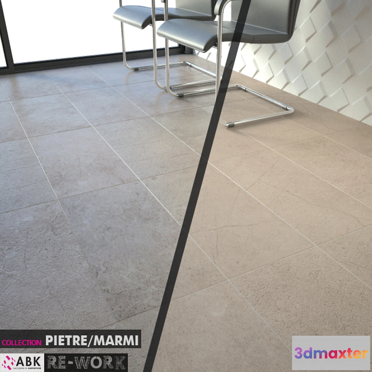 897052 - ABK COLLECTION PIETRE MARMI RE-WORK SINGLE 1 BONE WARM Set 07 - No.2