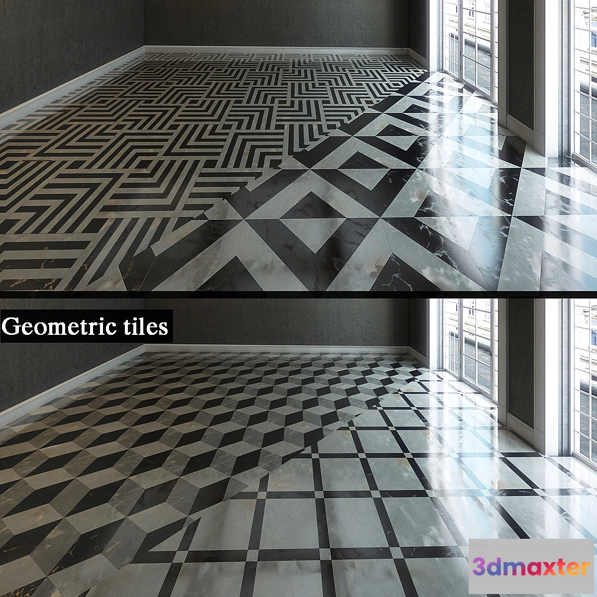 903974 - Geometric tile - No.2