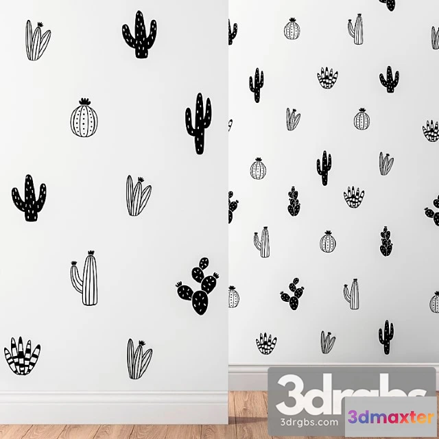 1001594 - Kenna Sato Designs Collection Cactus Wall Decals
