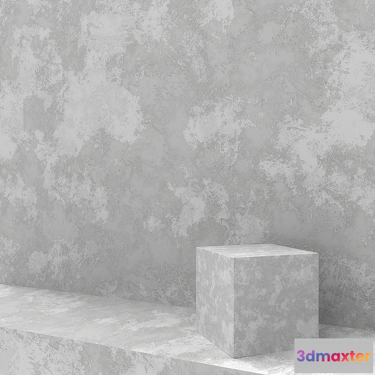 1300490 - Decorative plaster. Shelk 3D Max