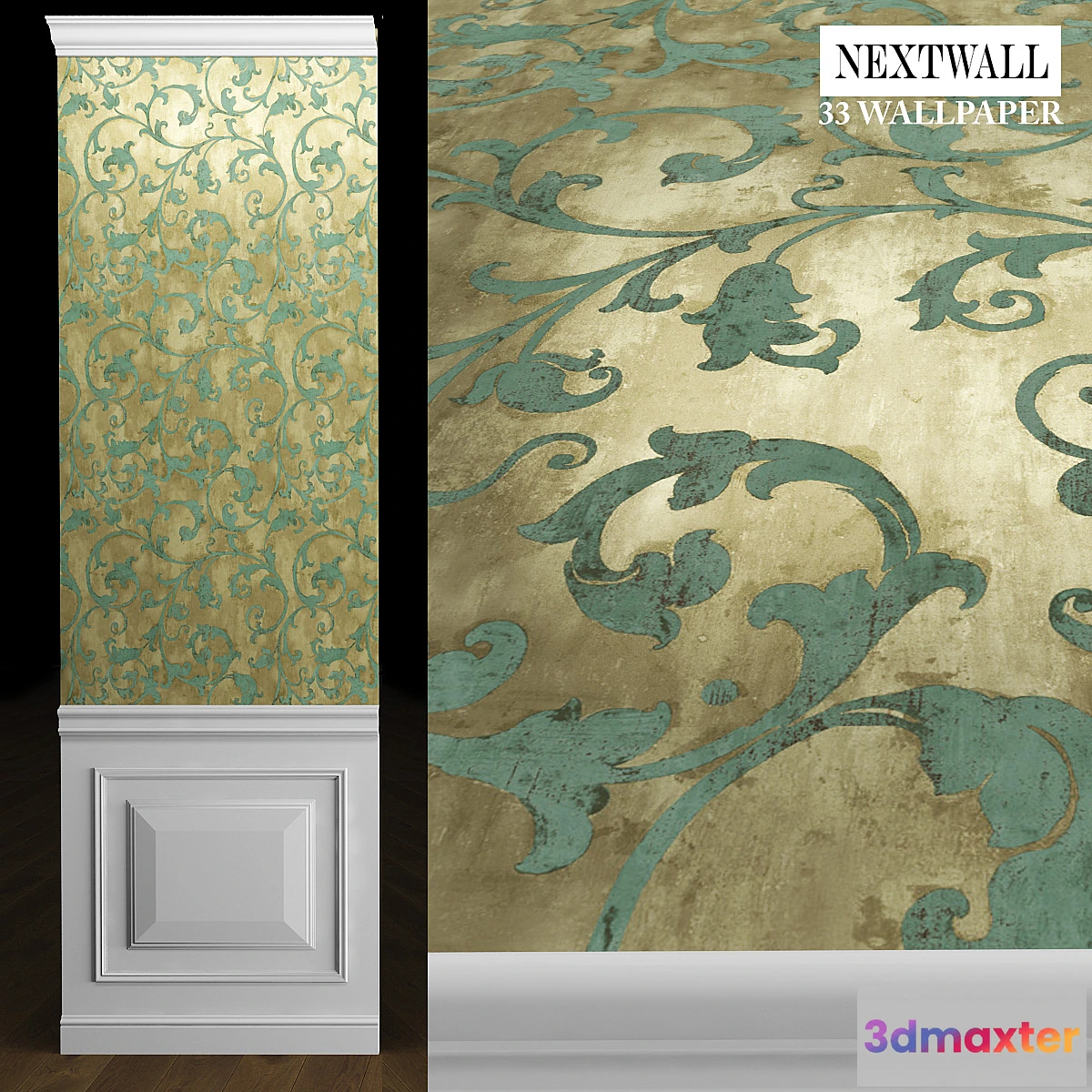 1308592 - Nextwall Timeless Finishes Wallpaper 3D Max