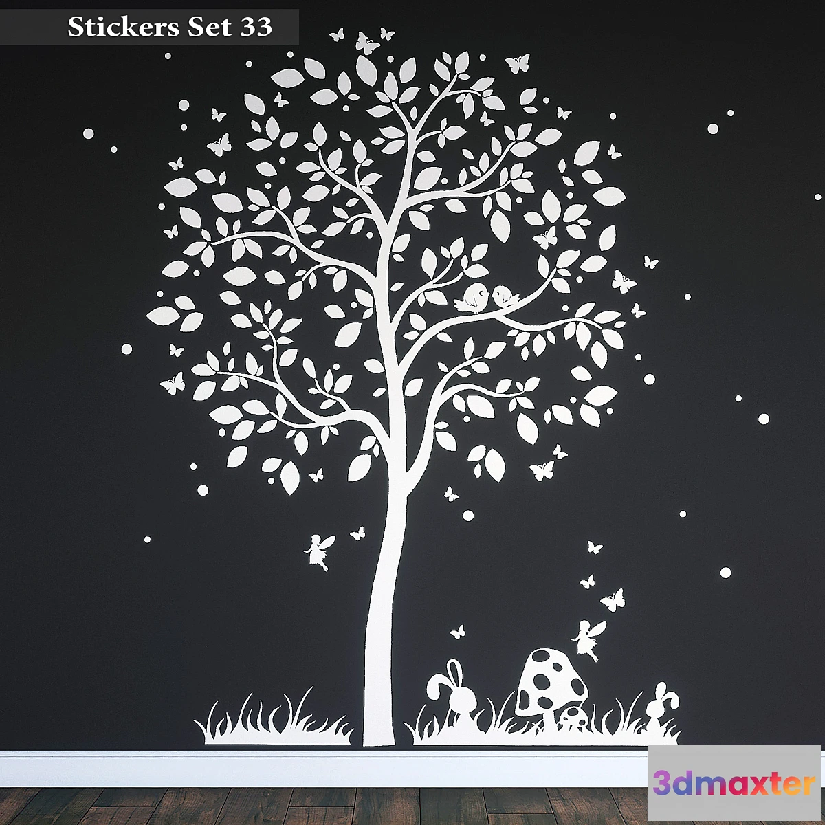 1311402 - Stickers Set 33 3D Max